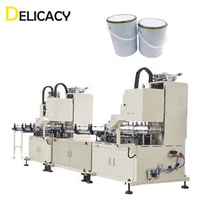 China Pequeña ronda automática Tin Can Making Machine 60cpm para la poder del aceite lubricante supplier