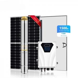 China DC Solar Water Pump System Photovoltaic Brushless For Deep Well supplier