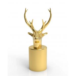 Modern And Simple Design Elk Head Perfume Bottle Cap All Color Accepted