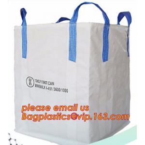 Top open virgin polypropylene woven big jumbo bag for sand cement ...