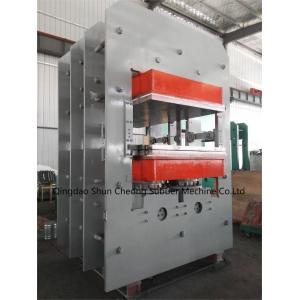 China Solid Rubber Tyre Vulcanizing Press / Rubber Powder Wheel Making Machine supplier