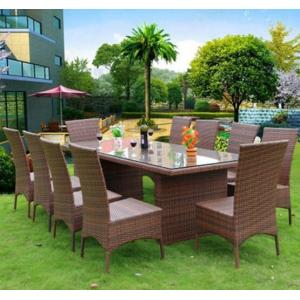 China PE Rattan wicker chair patio Backyard table and chairs Leisure Aluminium Outdoor Garden chair supplier
