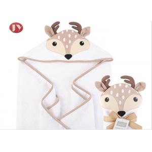 OEM Warm Baby Blanket Portable Cotton Baby Animals Hooded Towel Blanket