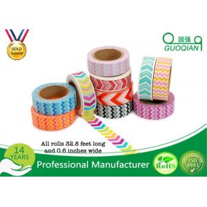 Arts Make / Crafts Decorative Washi Masking Tape Custom Printing For Gift Box