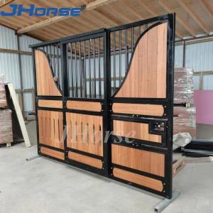 China Sliding Gate Hot Dipped Galvanized Prefab Horse Stalls 3m 3.5m supplier