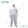 China Disposable Protective Type 5 6 Medical PPE Suit Coverall EN14126 EN1149-5 wholesale