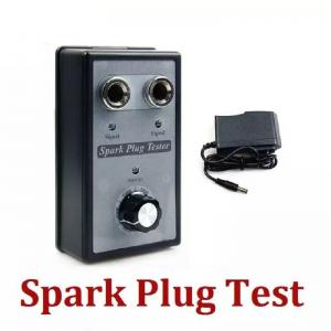 Spark Plug Tester Adjustable Double Hole 12V Gasoline Vehicles Car Sparking Plug Diagnostic Tool Power Adapter