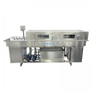 Rotary Ancillary Equipment 1.25KW Double Line Bottle Washing Machine