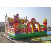 China 0.45 - 0.55mm PVC Inflatable Amusement Park Slide Unti - Ruptured on sale