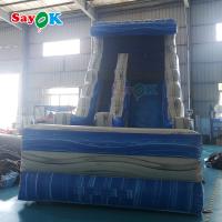 China Inflatable Kids Slide Commercial Tropical Water Slide Inflatable Outdoor Bouncy Jumping Castle House on sale