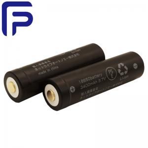NCR 18650 3400mah Lithium Ion Battery , 6A Rechargeable Flashlight Battery