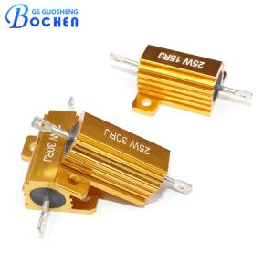 China BOCHEN RX24 25W 100R Wirewound Resistor with 0.1~50KΩ Resistance Range ±1% or ±5% Tolerance and Solder Lug Terminals wholesale