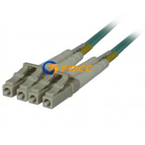 China 10GB 50 125UM Fiber Optic Network Cable LC To LC 2 Meter Length supplier