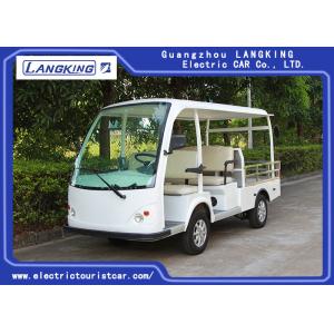 China Four Passenger Electric Luggage Cart  With ADC Motor And ​Cargo Box Low Speed supplier