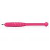 Pink Disposable Manual Tattoo Pen with Cap , 3D Embroidery Microblading Eyebrows