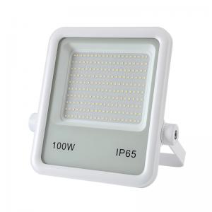 China Surface Mounted Outdoor LED Flood Lights With White Body SMD 2835 150lm/W supplier