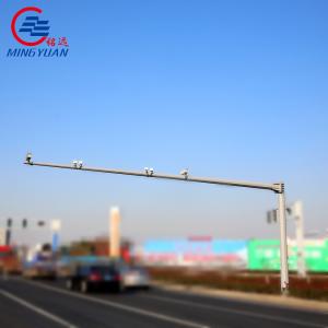 China Conical Tapered CCTV Steel Pole Hot Dip Galvanized 10m Security Camera supplier