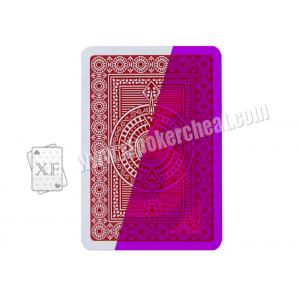 China Gambling Italian Modiano Platinum Poker Acetate Jumbo Plastic Marked Playing Cards supplier