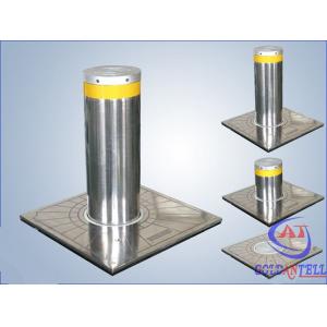 China Custom Manual Hydraulic Security Bollards , Stainless Steel Automatic Road Blocker supplier