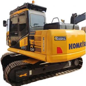 El excavador usado más grande de Komatsu PC130-7 con el tanque de aceite hidráulico 90L