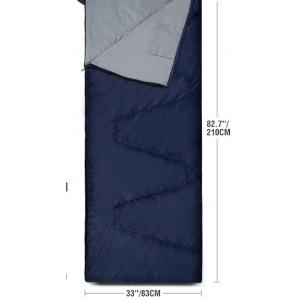 Rectangular Ultra Light Weight Sleeping Bag For Spring With Compression Sack
