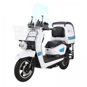 China Pizza Delivery Electric Motor Scooters For Adults 1200W DC Brushless Motor supplier