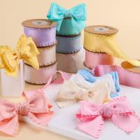 China Wrinkle Edge Polyester Satin Ribbon 25mm-38mm Double Faced Satin Ribbon on sale