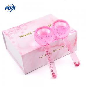 customize skin crystal summer skinacare hot cooling ball magic face mini rose gold ice globes