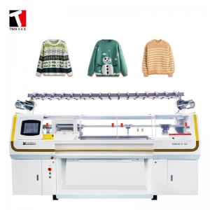 16 Yarn Feeder Automatic Flat Knitting Machine Three System for Sweater