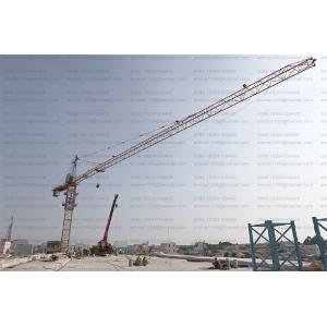 QTZ100 Faucet Tower Crane TC6013 6tons Construction City Crane Free Stand In Russia