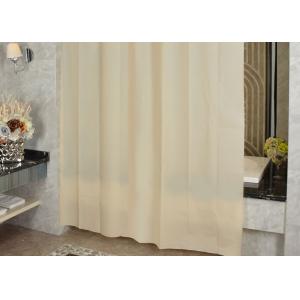 China Ivory Shading Beautiful Shower Curtains Color Customized Mildewproof / Greaseproof supplier