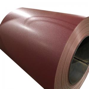 1.2mm wein-red Pre-finished PPGI Textured Matt Prepainted Galvanised color-coated Steel HDP Valspar for cladding