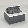 China Modern Workspace Power Socket 5m Cable BNT Pop Office Aluminum Embedded 2 IP44 USA Type AU 16A/10A Rated Designed for Australian wholesale