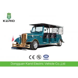 11 Seater Electric Vintage Cars , 7.5KW Sightseeing Electric Tourist Bus With AC System