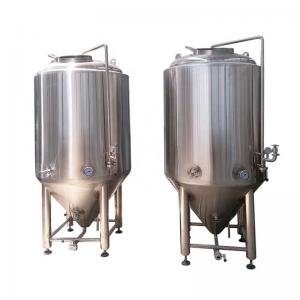 China Stainless Steel Commercial Beer and Wine Fermentation Tank for Cold Water Jacket supplier
