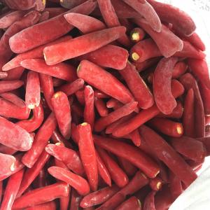 Wholesale Prices Spicy Taste IQF Frozen Vegetables / Jinta Red Chilli Without Stalks