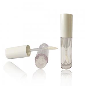 China 4ml ABS Lip Gloss Packaging Tube With Brush Empty Lip Gloss Containers supplier