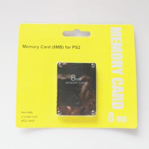 China Black PS2 Video Game Memory Card 128MB ABS Material For Playstation 2 supplier