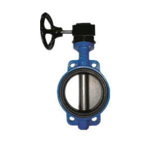 High Performance Water Butterfly Valve Through Shaft Metal Seated Butterfly Valve