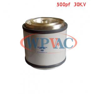 500pf 30KV Fixed Vacuum Capacitor High Voltage CKT500/30/170 For Broadcasting