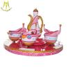 China Hansel china electric amusement ride on large fiberglass carousel rides wholesale