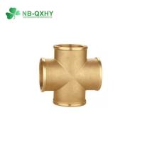 China GB Standard Four Way Brass Fitting For Water Pump Customization on sale