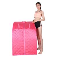 China Foldable Hottest Portable Steam Sauna 1 Person Home Sauna With 2L Steamer on sale