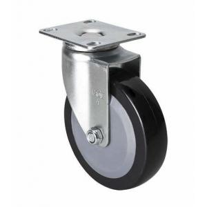 4" 60kg Plate Swivel PU Caster 3614-64 in 3614-64 Without Brake for Edl Light