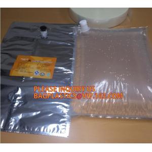 China Laminated aluminum bib wine bag in a box 20l liquid packaging wholesale,bag in box factory plastic tap bag in box BAGEAS wholesale
