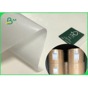 China FDA FSC Certificated Food Grade Mg White Kraft Paper Roll 32 Grams To 40 Grams supplier