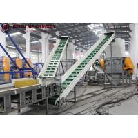 China PE Bottle Crushing Plastic Recycling Machine 100 - 500KW Power Stable Working on sale