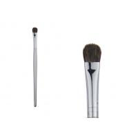China Small Silver Eyeshadow Blending Brush Natural Bristle Hair Brush For Eye Makeup on sale