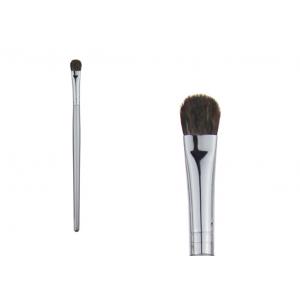 Small Silver Eyeshadow Blending Brush Natural Bristle Hair Brush For Eye Makeup