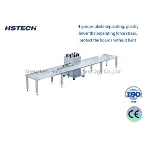 Aluminum and Fiber  LED Strip Separating Machine with 4 Groups Blade Separating